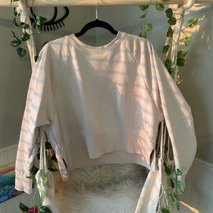 cream nike crewneck